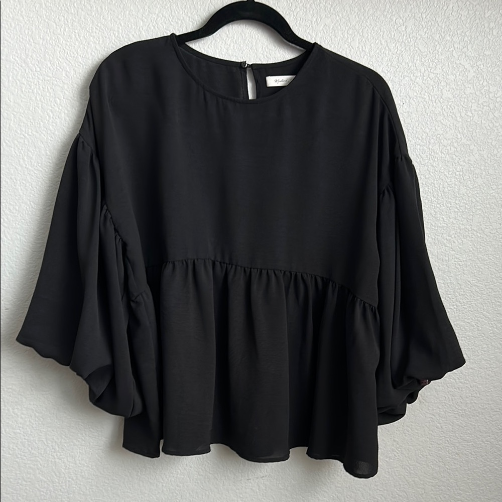 Elegant Black Women's Top
